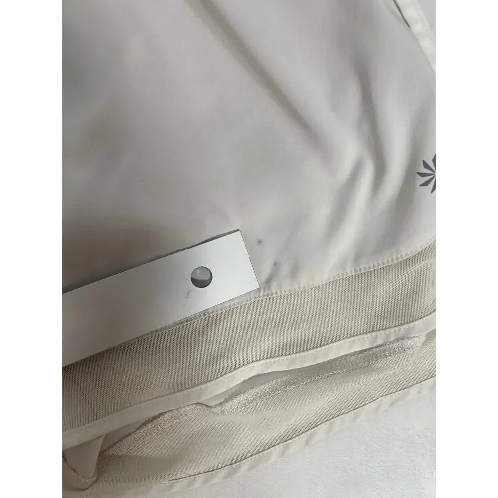White Athletic Shorts by Athleta Women's Medium